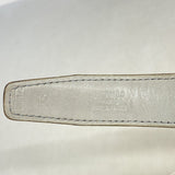 【6gb2257】エルメス ベルト コンスタンスベルト ボックスカーフ ブラック ブルーペール シルバー金具 □E刻印【中古】レディース