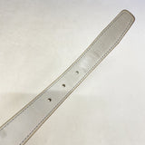 【6gb2257】エルメス ベルト コンスタンスベルト ボックスカーフ ブラック ブルーペール シルバー金具 □E刻印【中古】レディース
