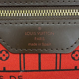 【6gb2265】ルイヴィトン トートバッグ ダミエ ネヴァーフルMM N51105 エベヌ【中古】レディース