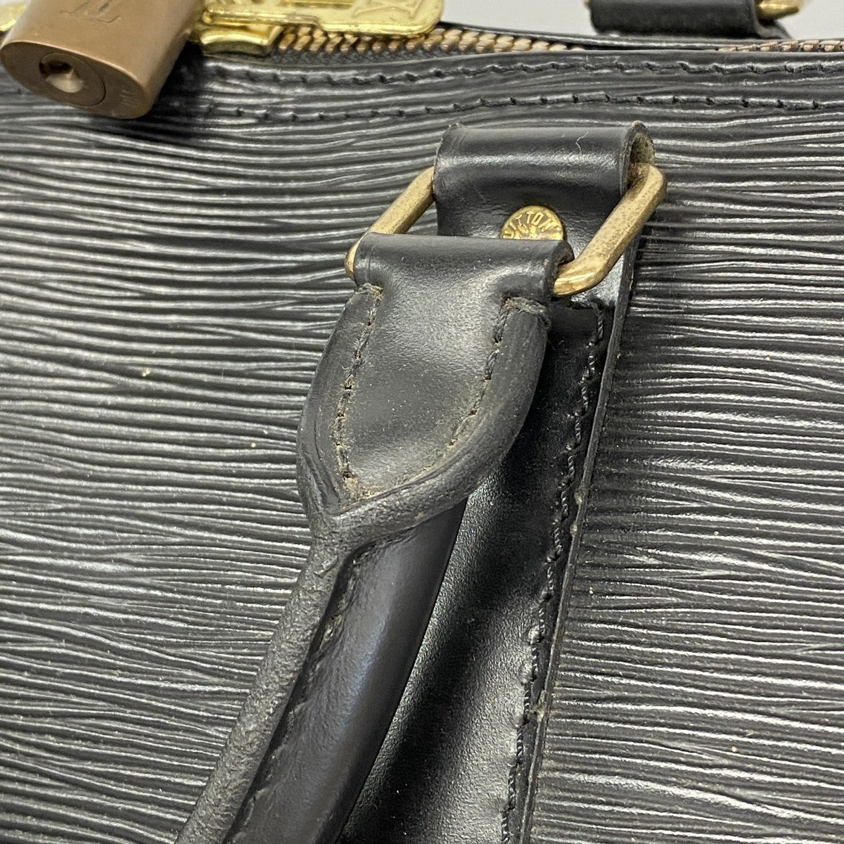 【6gb2273】ルイヴィトン ボストンバッグ エピ キーポル50 M42962 ノワール【中古】メンズ レディース ユニセックス