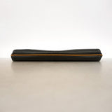 【6gb2294】セリーヌ クラッチバッグ レザー ブラック ゴールド金具【中古】メンズ