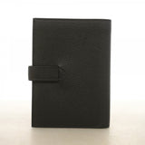 【6gb2296】エルメス 財布 Hパッサン ヴォーエプソン ブラック シルバー金具 K刻印【中古】メンズ レディース ユニセックス