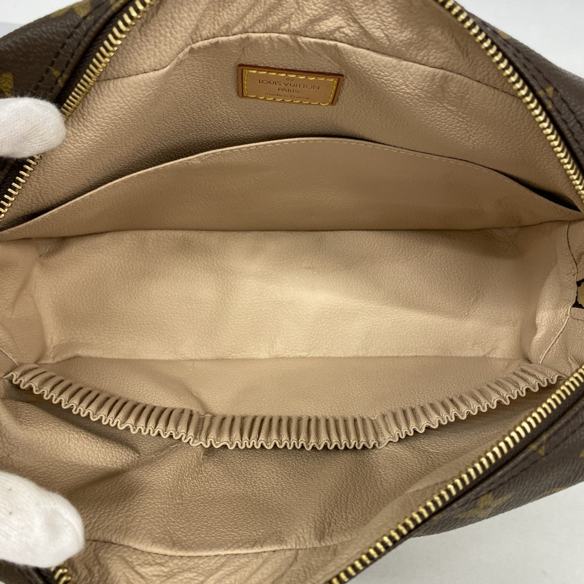 【6gb2326】ルイヴィトン ポーチ モノグラム トゥルーストワレット28 M47522 ブラウン【中古】レディース
