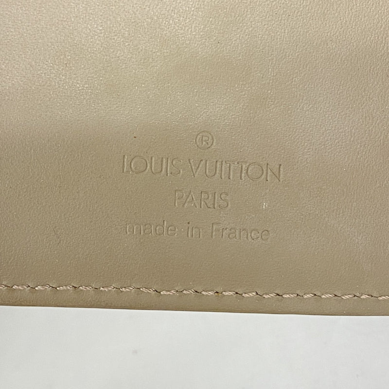 【6gb2372-k】ルイヴィトン 三つ折り財布 エピ ポルトモネエラスティック M6346C ペッパー【中古】レディース