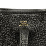 【6gb2391】エルメス ショルダーバッグ エヴリンTPM トリヨンクレマンス ブラック ゴールド金具 G刻印【中古】レディース