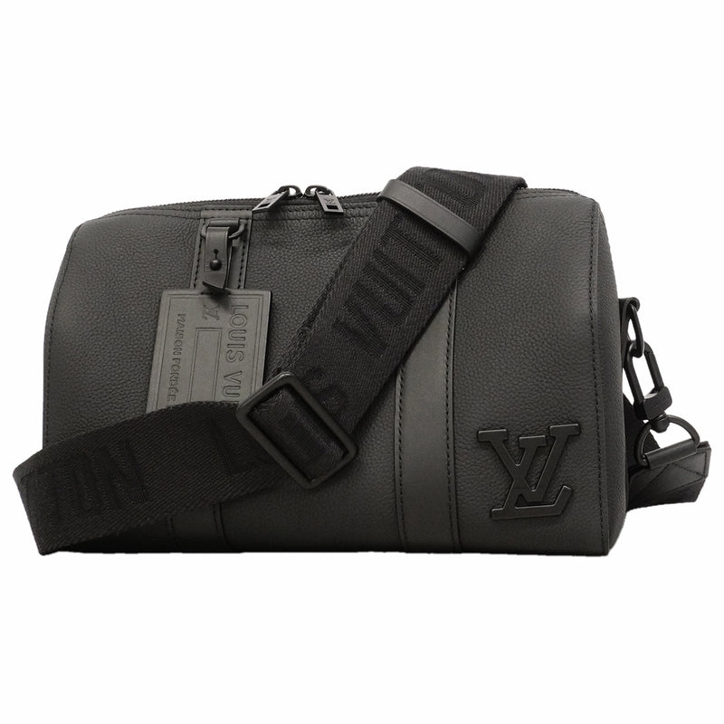 【6gc2405】ルイヴィトン ショルダーバッグ LVアエログラム シティキーポル M59255 ノワール【中古】メンズ