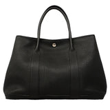 【6gc2407】エルメス トートバッグ ガーデンパーティPM ネゴンダ ブラック シルバー金具 □K刻印【中古】レディース