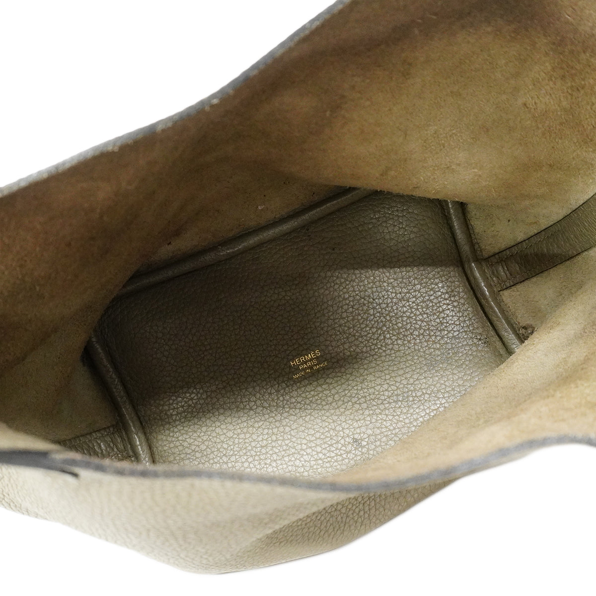 【6gc2408】エルメス ハンドバッグ ピコタンロックPM トリヨンクレマンス セージ ゴールド金具 A刻印【中古】レディース