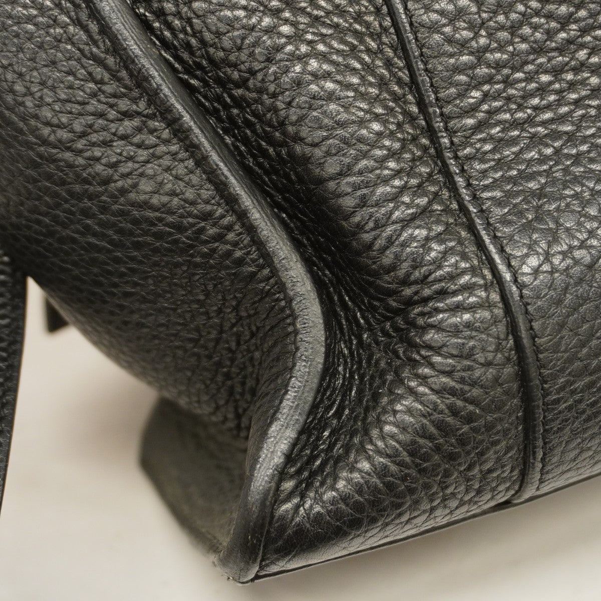 【6gc2414】エルメス ショルダーバッグ アルフレッドバサス トリヨンクレマンス ブラック シルバー金具 □P刻印【中古】レディース