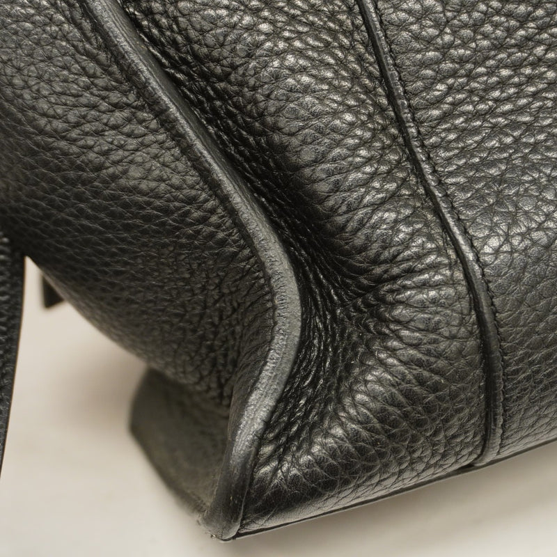 【6gc2414】エルメス ショルダーバッグ アルフレッドバサス トリヨンクレマンス ブラック シルバー金具 □P刻印【中古】レディース