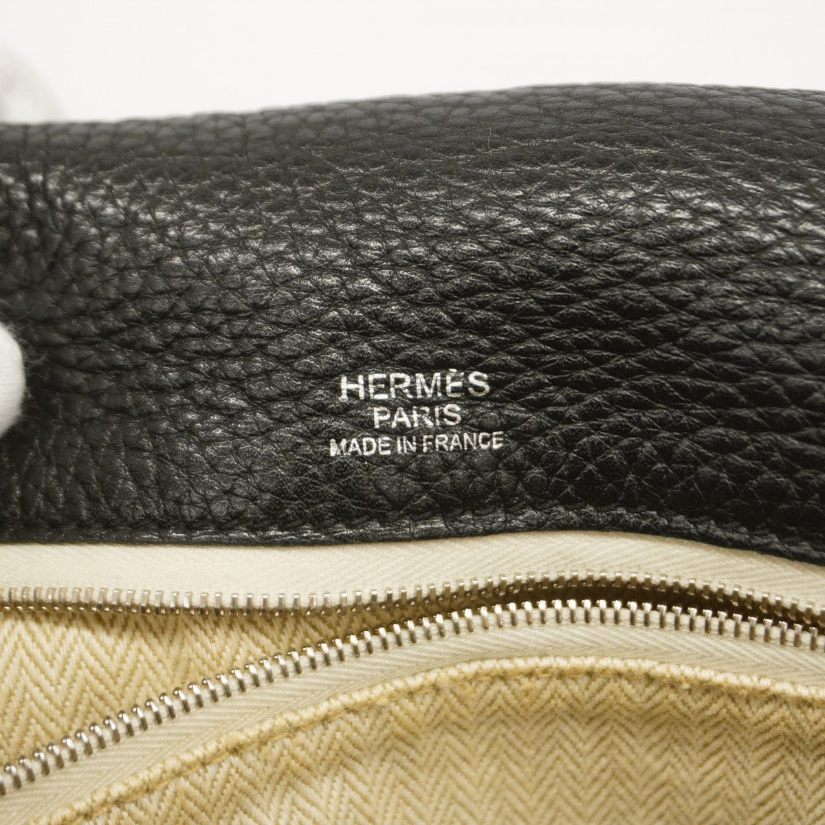 【6gc2414】エルメス ショルダーバッグ アルフレッドバサス トリヨンクレマンス ブラック シルバー金具 □P刻印【中古】レディース