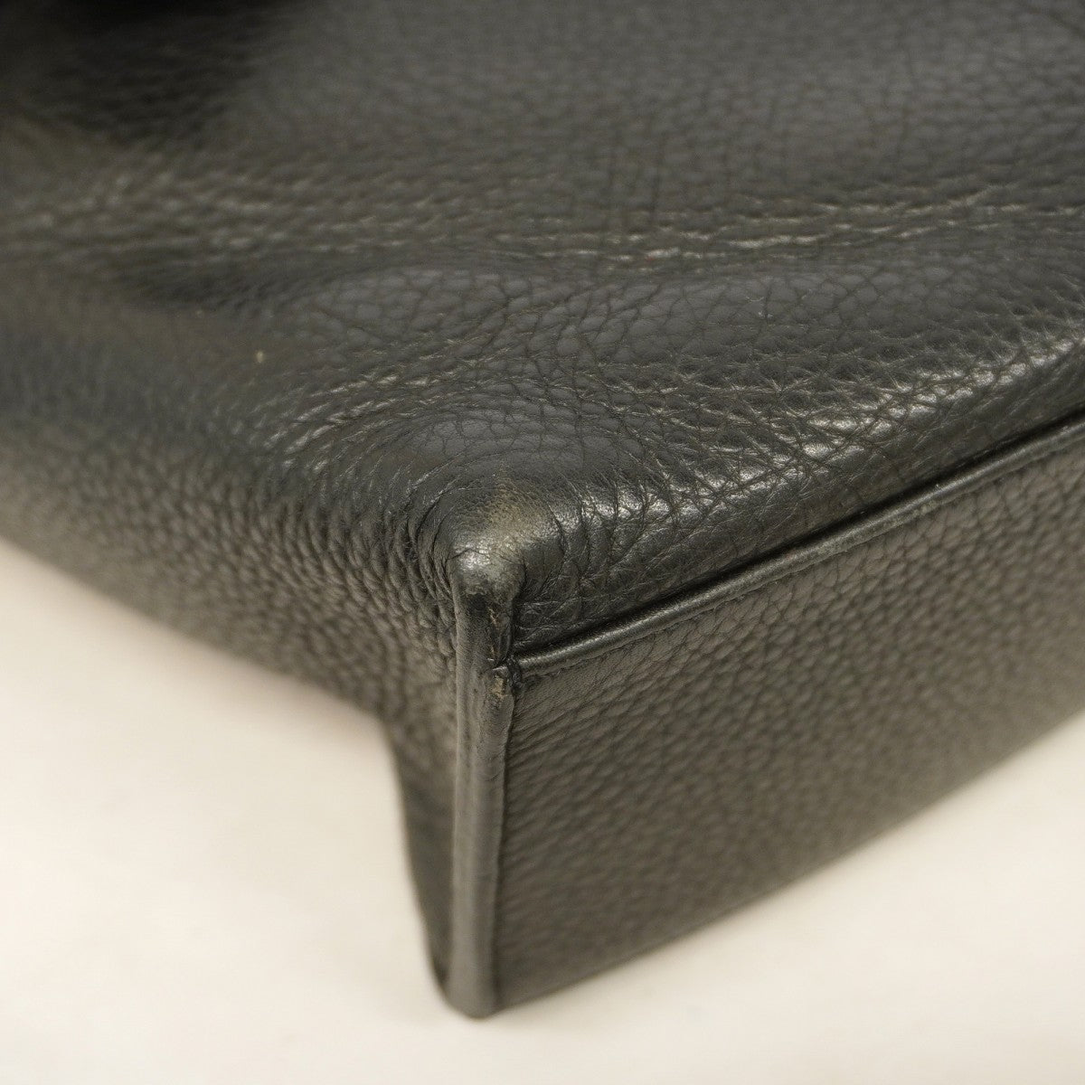 【6gc2414】エルメス ショルダーバッグ アルフレッドバサス トリヨンクレマンス ブラック シルバー金具 □P刻印【中古】レディース
