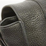 【6gc2414】エルメス ショルダーバッグ アルフレッドバサス トリヨンクレマンス ブラック シルバー金具 □P刻印【中古】レディース
