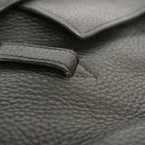 【6gc2414】エルメス ショルダーバッグ アルフレッドバサス トリヨンクレマンス ブラック シルバー金具 □P刻印【中古】レディース