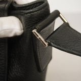 【6gc2414】エルメス ショルダーバッグ アルフレッドバサス トリヨンクレマンス ブラック シルバー金具 □P刻印【中古】レディース