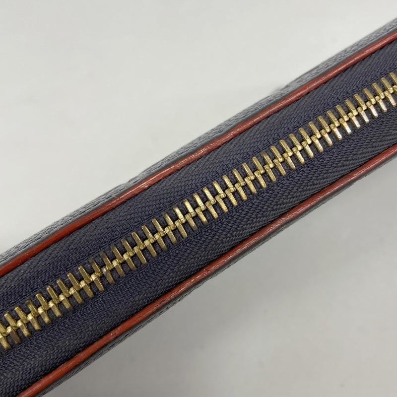 【6gc2419】ルイヴィトン 長財布 モノグラム・アンプラント ジッピーウォレット M62121 マリーヌルージュ【中古】メンズ レディース ユニセックス