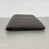 【6gc2420】グッチ 長札入れ グッチシマ 224183 レザー ブラウン【中古】メンズ