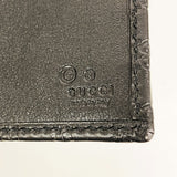 【6gc2421-k】グッチ 長財布 マイクログッチシマ 449396 レザー ブラック シャンパンゴールド金具【中古】メンズ レディース ユニセックス