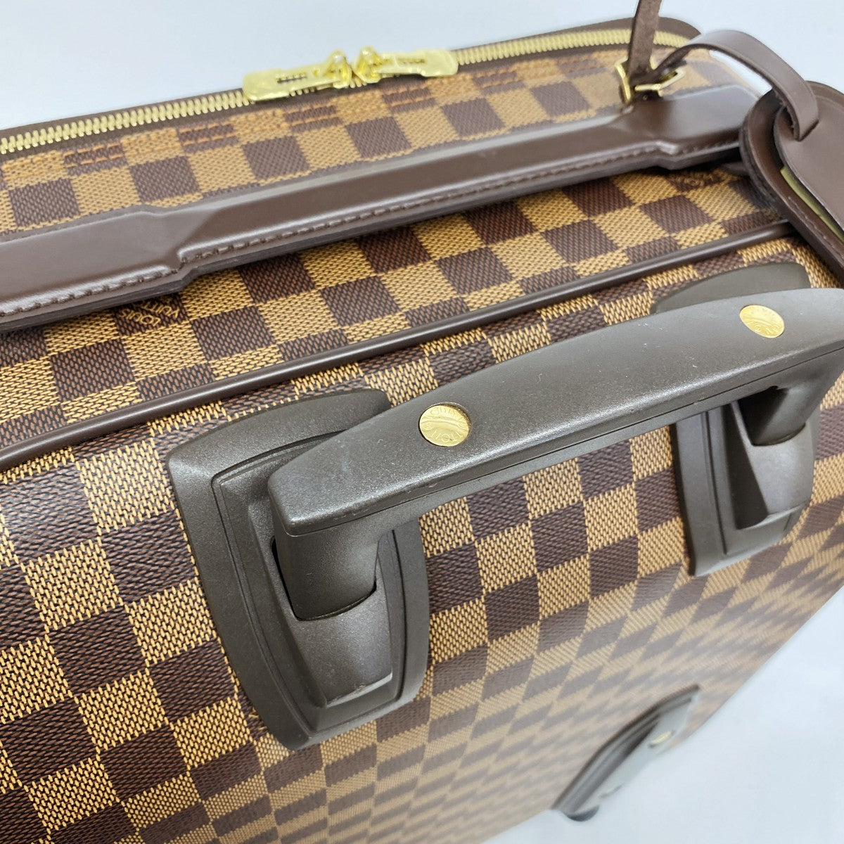 【6gc2424-k】ルイヴィトン キャリーバッグ ダミエ ぺガス45 N23293 エベヌ 旧型【中古】メンズ レディース ユニセックス