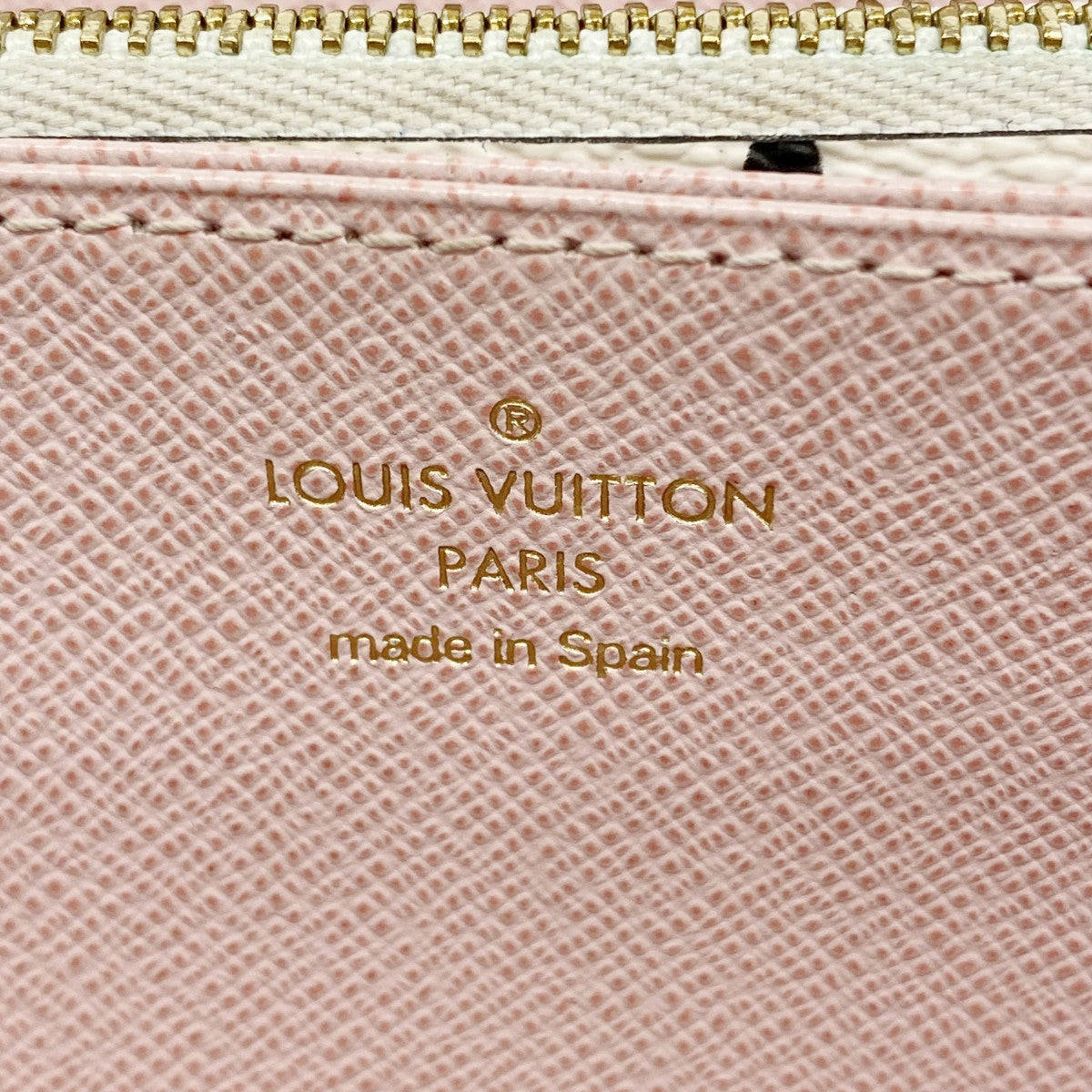 【6gc2433-k】ルイヴィトン 長財布 モノグラム・ジャイアント ジッピーウォレット M67550 ルージュ【中古】レディース