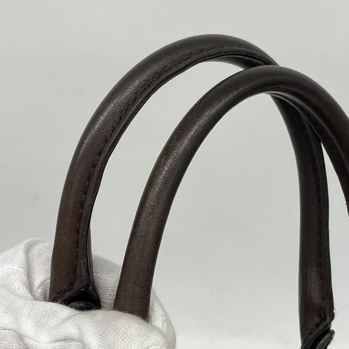 【6gc2436-k】グッチ トートバッグ グッチシマ スーキー 211944 レザー ブラウン ゴールド金具【中古】レディース