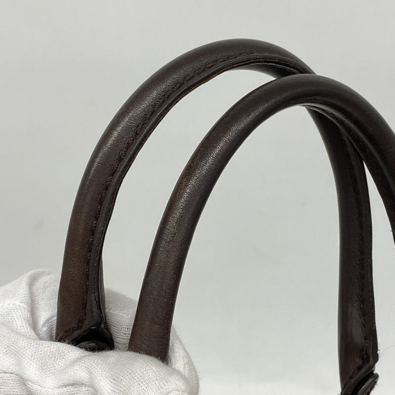 【6gc2436-k】グッチ トートバッグ グッチシマ スーキー 211944 レザー ブラウン ゴールド金具【中古】レディース