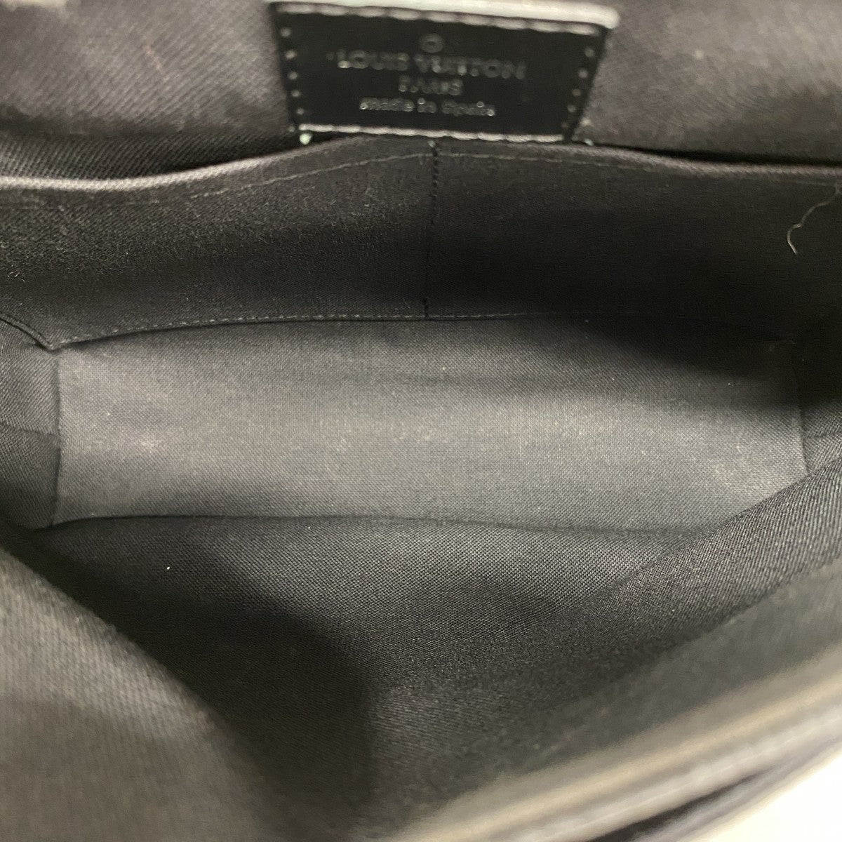 【6gc2439-k】ルイヴィトン ショルダーバッグ ダミエ・グラフィット ディストリクトPM N41260 ブラック グレー【中古】メンズ