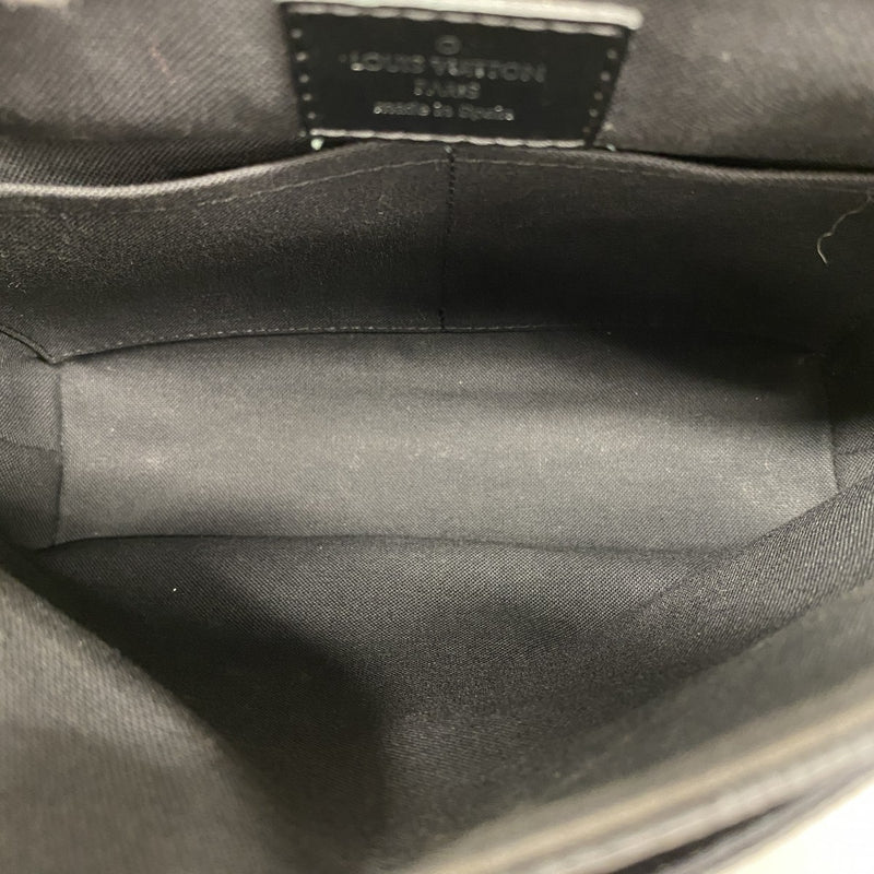 【6gc2439-k】ルイヴィトン ショルダーバッグ ダミエ・グラフィット ディストリクトPM N41260 ブラック グレー【中古】メンズ