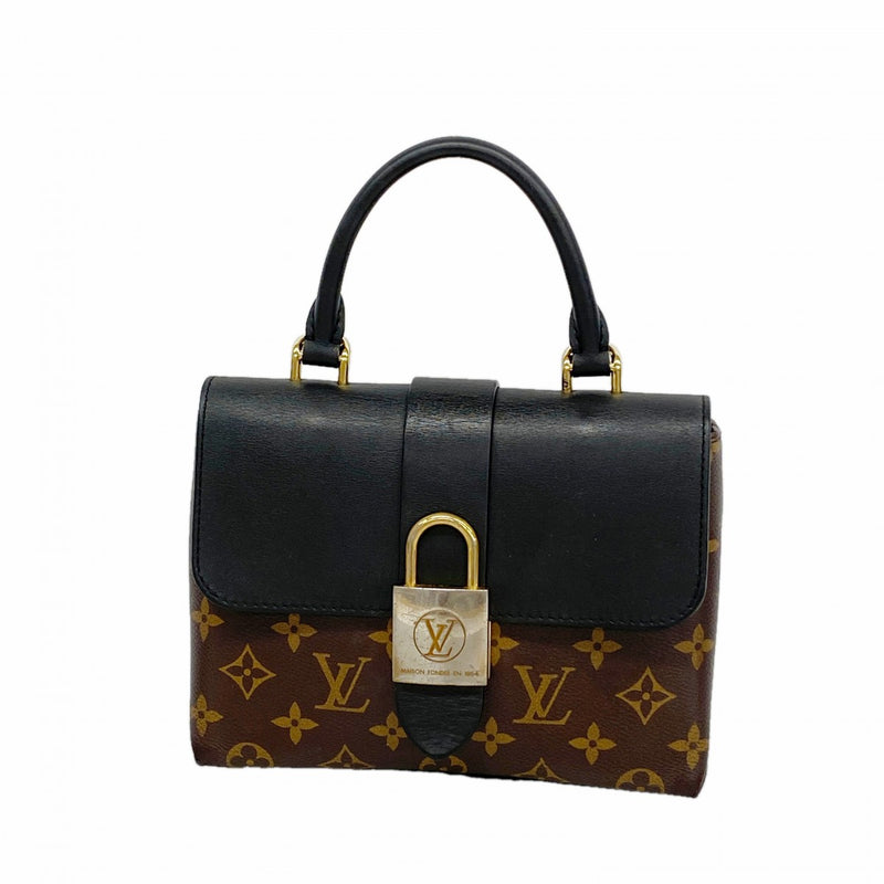 【6gc2440-k】ルイヴィトン ハンドバッグ モノグラム ロッキーBB M44141 ノワール【中古】レディース