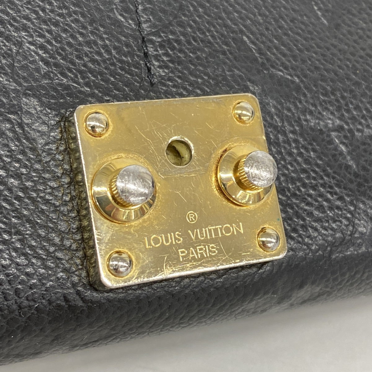 【6gc2442-k】ルイヴィトン 長財布 モノグラム・アンプラント ポルトフォイユメティス M62458 ノワール【中古】レディース