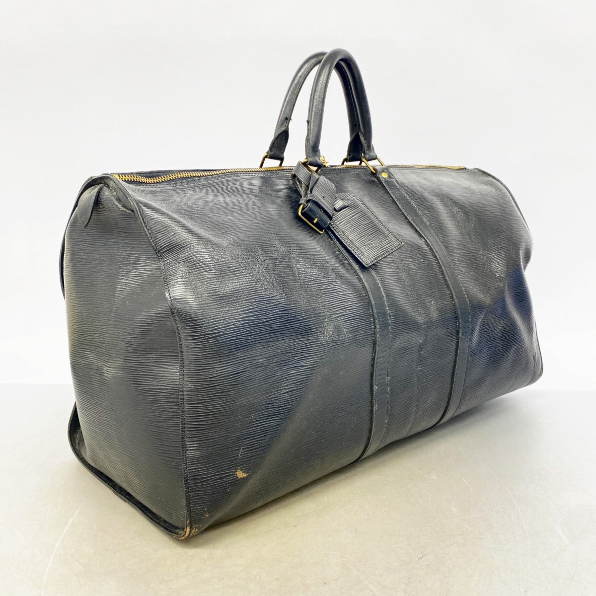 【6gc2454】ルイヴィトン ボストンバッグ エピ キーポル55 M59142 ノワール【中古】メンズ レディース ユニセックス