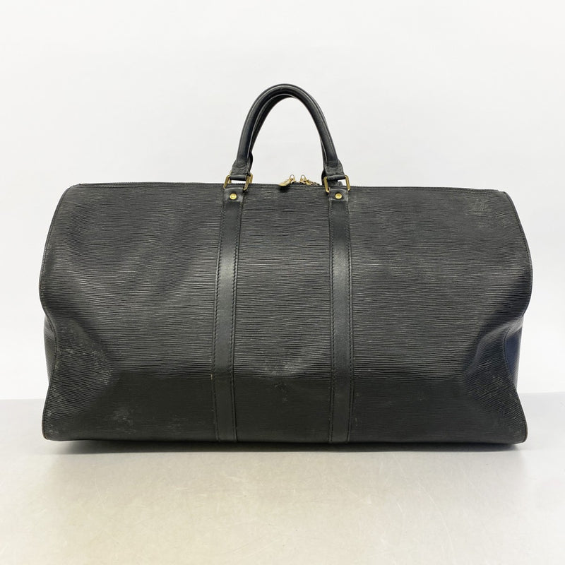 【6gc2454】ルイヴィトン ボストンバッグ エピ キーポル55 M59142 ノワール【中古】メンズ レディース ユニセックス