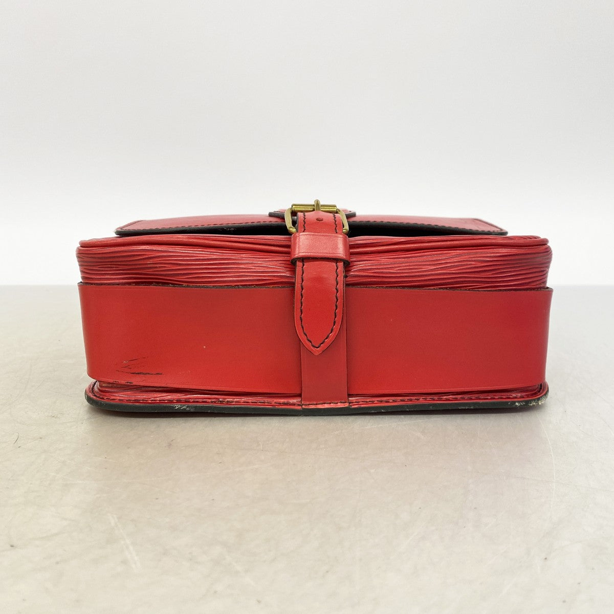 【6gc2461】ルイヴィトン ショルダーバッグ エピ カルトシエール M52247 カスティリアンレッド【中古】レディース