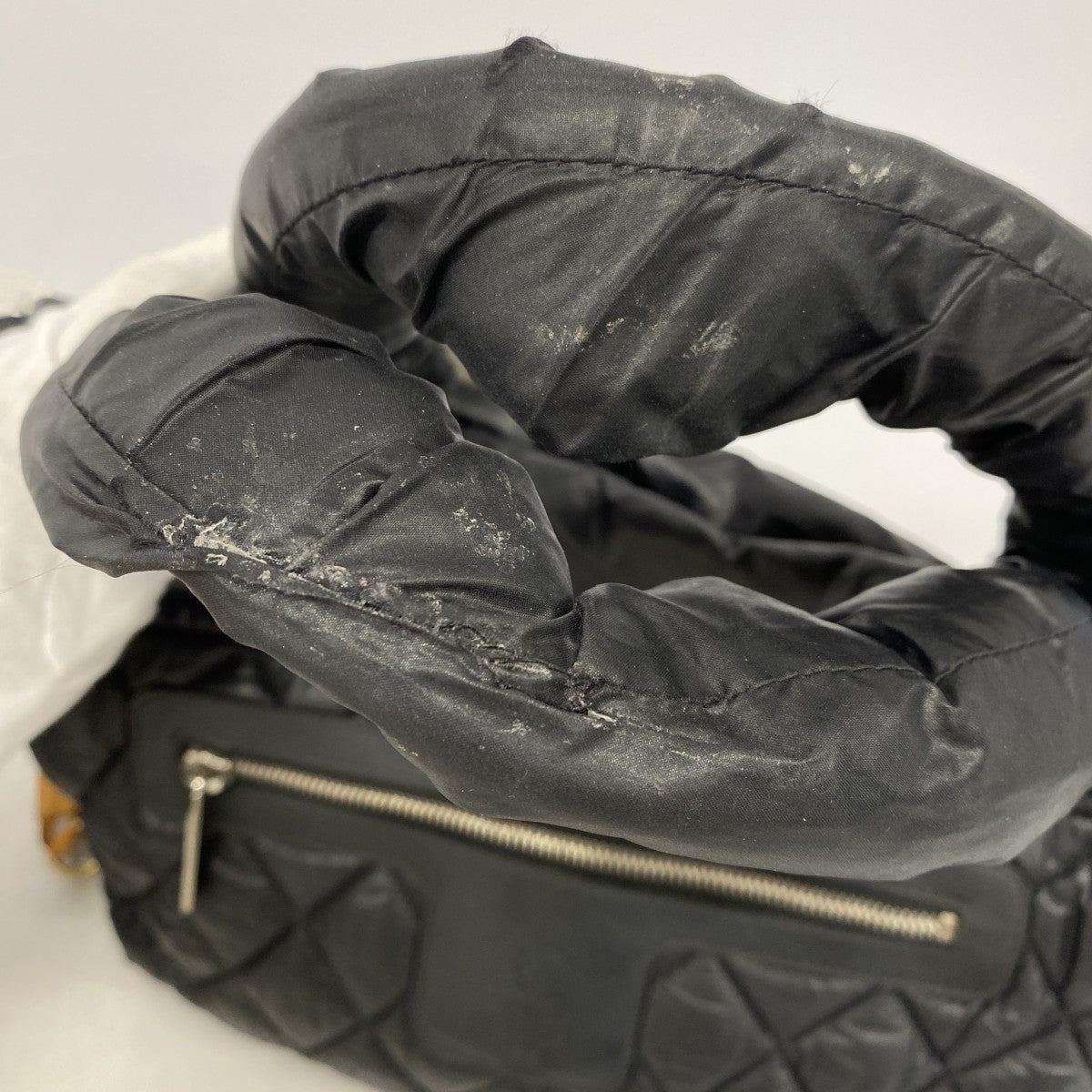【6gc2465】シャネル トートバッグ コココクーン ナイロン ブラック シルバー金具【中古】レディース