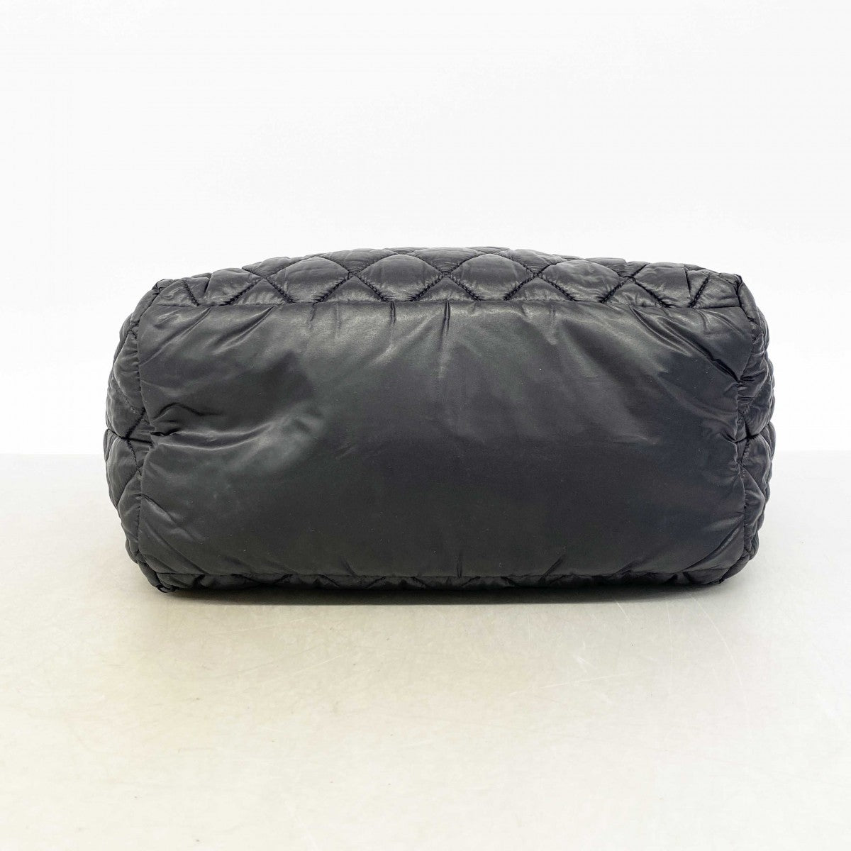 【6gc2465】シャネル トートバッグ コココクーン ナイロン ブラック シルバー金具【中古】レディース