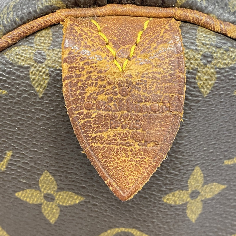 【6gc2471】ルイヴィトン ハンドバッグ モノグラム スピーディ30 M41108 ブラウン【中古】レディース