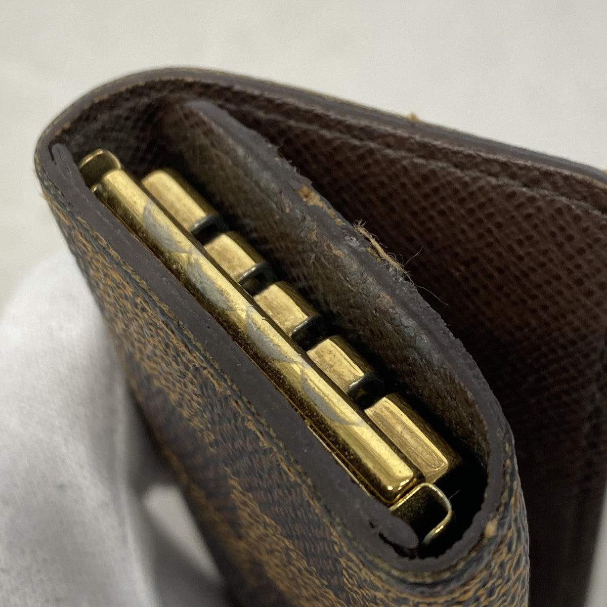 【6gc2472】ルイヴィトン キーケース ダミエ ミュルティクレ4 N62631 エベヌ【中古】メンズ レディース ユニセックス
