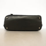 【6gc2475-k】グッチ ハンドバッグ GGキャンバス 001 4302 キャンバス ブラック シルバー金具【中古】レディース