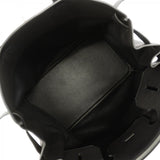 【6gc2477-g】エルメス ハンドバッグ オータクロア40 トゴ ブラック シルバー金具 K刻印【中古】メンズ