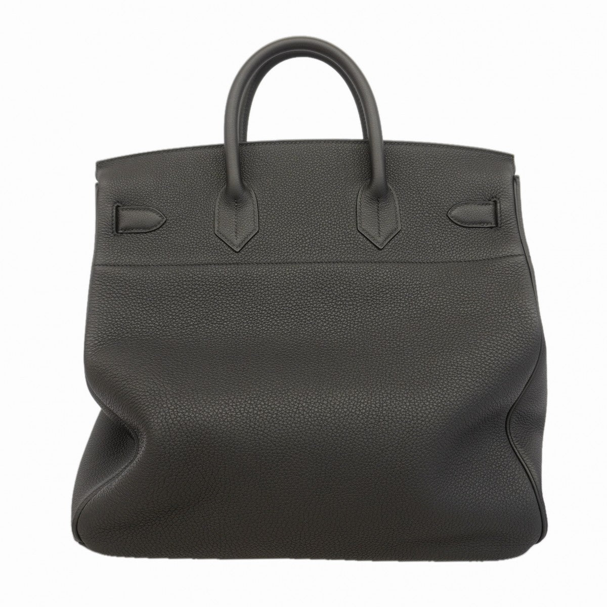 【6gc2477-g】エルメス ハンドバッグ オータクロア40 トゴ ブラック シルバー金具 K刻印【中古】メンズ