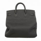 【6gc2477-g】エルメス ハンドバッグ オータクロア40 トゴ ブラック シルバー金具 K刻印【中古】メンズ