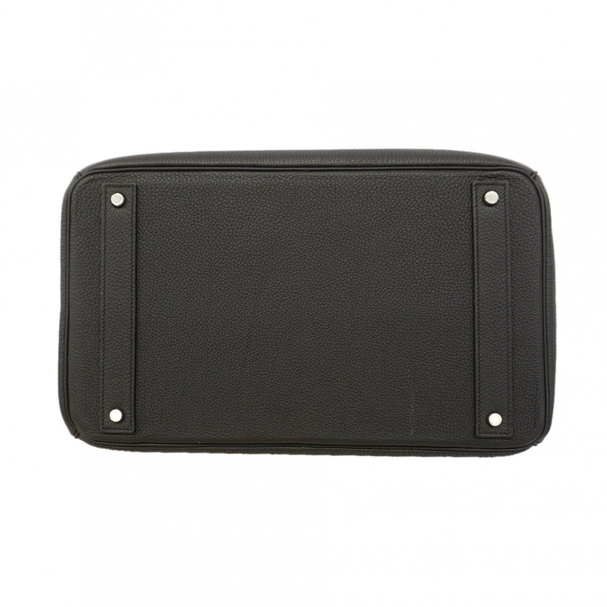 【6gc2477-g】エルメス ハンドバッグ オータクロア40 トゴ ブラック シルバー金具 K刻印【中古】メンズ