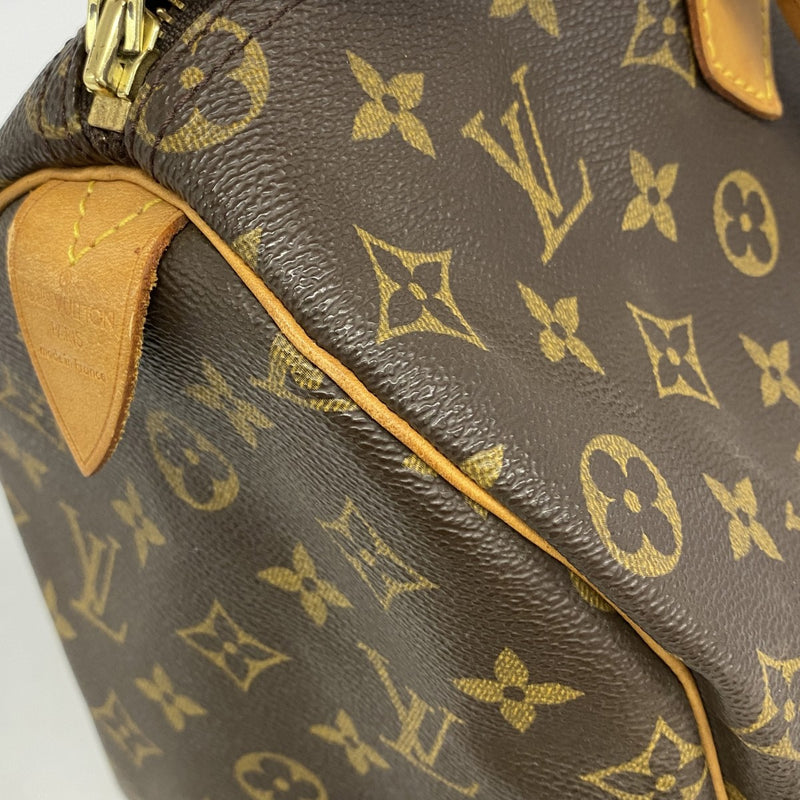 【6gc2492】ルイヴィトン ハンドバッグ モノグラム スピーディ35 M41107 ブラウン【中古】レディース