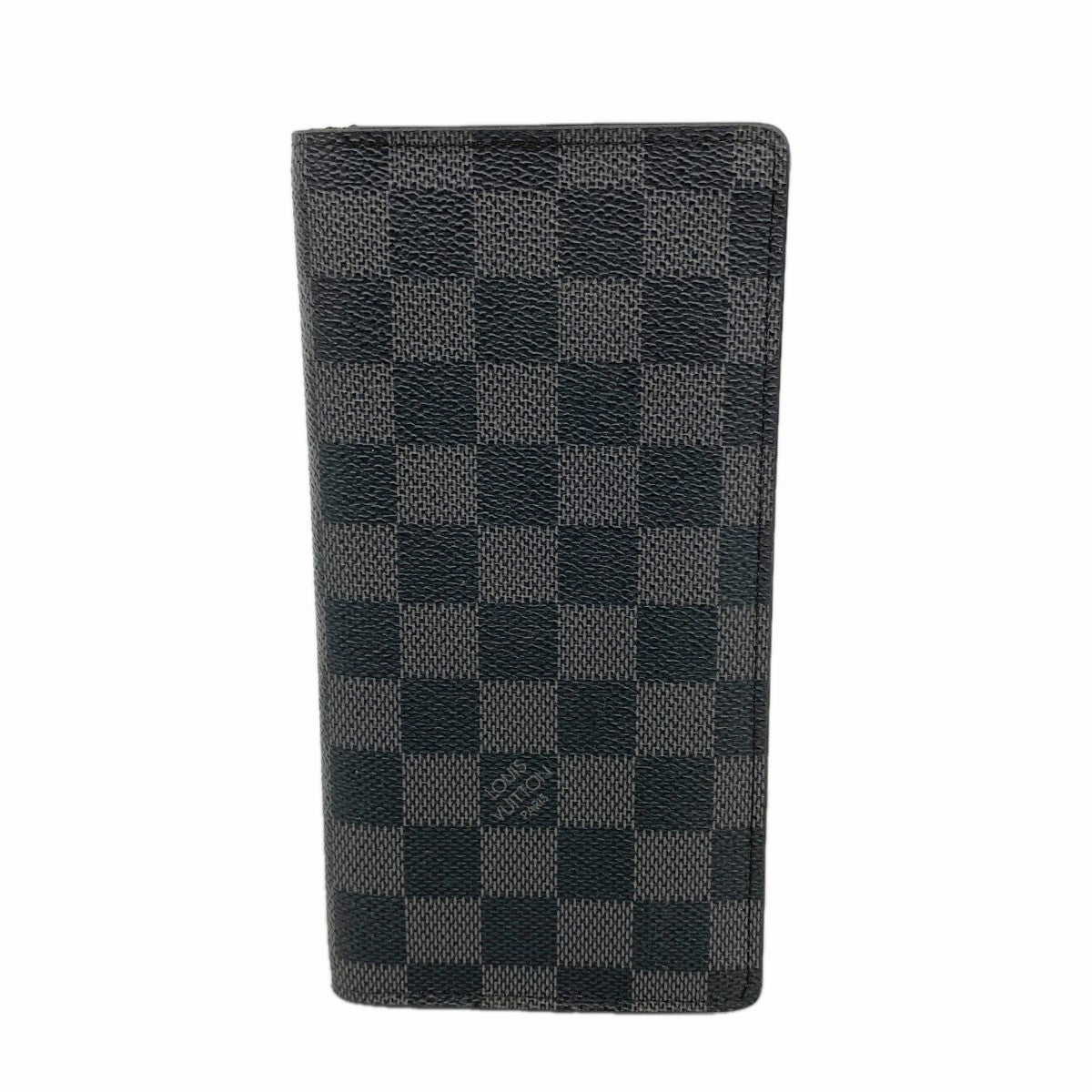 【6gc2495】ルイヴィトン 長財布 ダミエ・グラフィット ポルトフォイユブラザ N62665 ブラック グレー【中古】メンズ