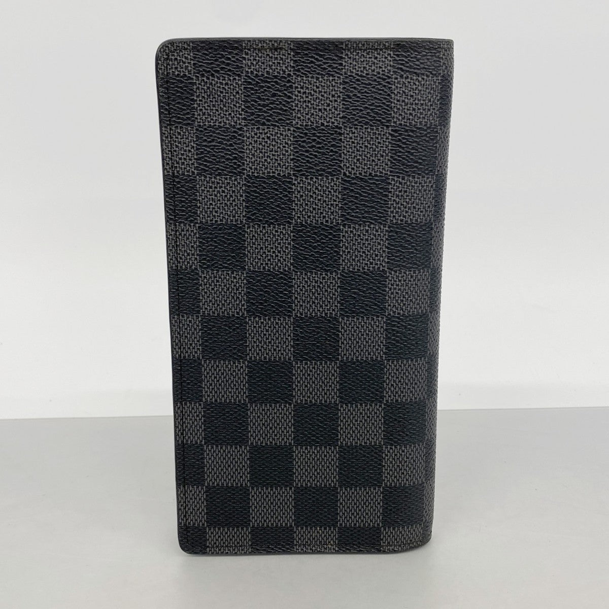 【6gc2495】ルイヴィトン 長財布 ダミエ・グラフィット ポルトフォイユブラザ N62665 ブラック グレー【中古】メンズ