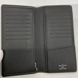 【6gc2495】ルイヴィトン 長財布 ダミエ・グラフィット ポルトフォイユブラザ N62665 ブラック グレー【中古】メンズ