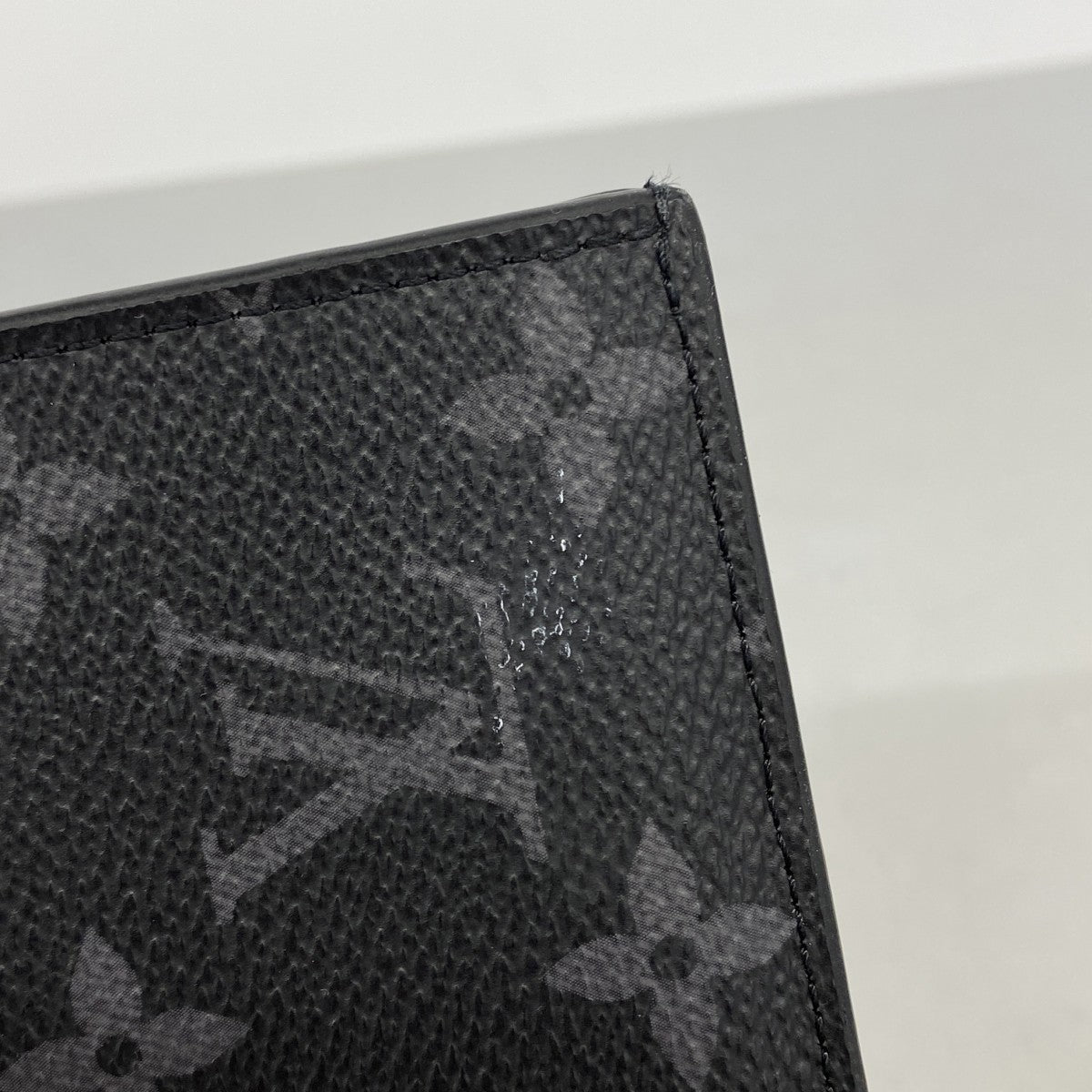 【6gc2497】ルイヴィトン コインケース タイガラマ コインカードホルダー M30271 ブラック【中古】メンズ