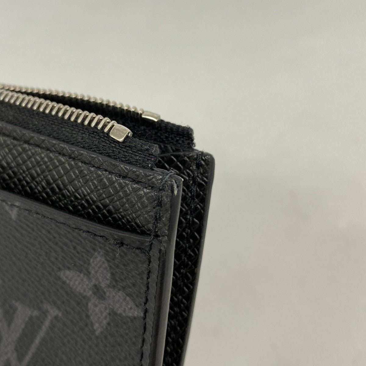 【6gc2497】ルイヴィトン コインケース タイガラマ コインカードホルダー M30271 ブラック【中古】メンズ