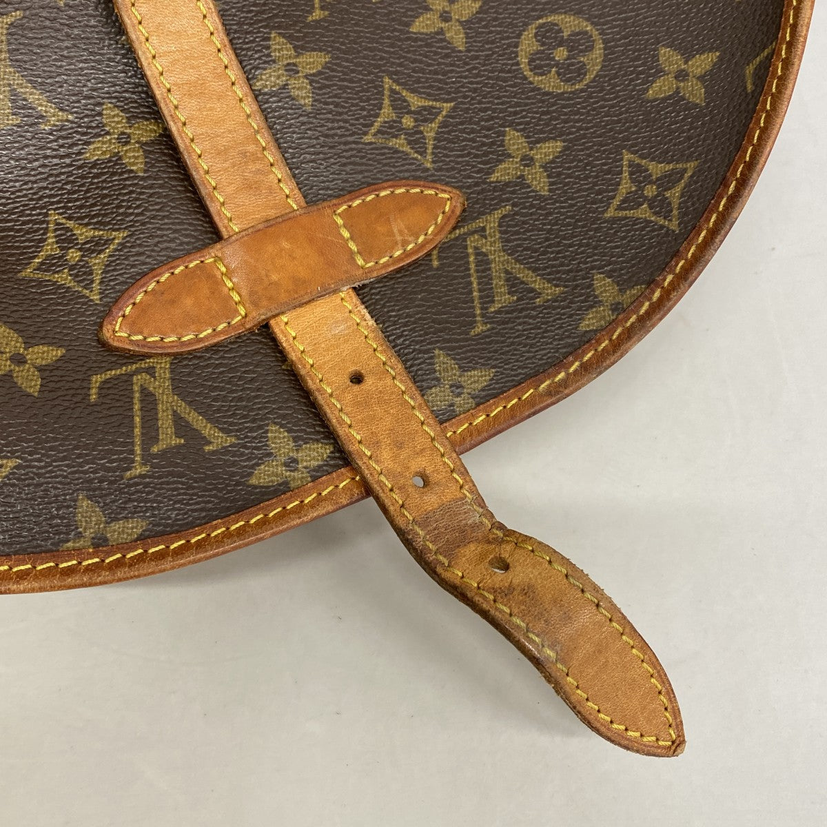 【6gc2501】ルイヴィトン ショルダーバッグ モノグラム ソミュール30 M42256 ブラウン【中古】レディース