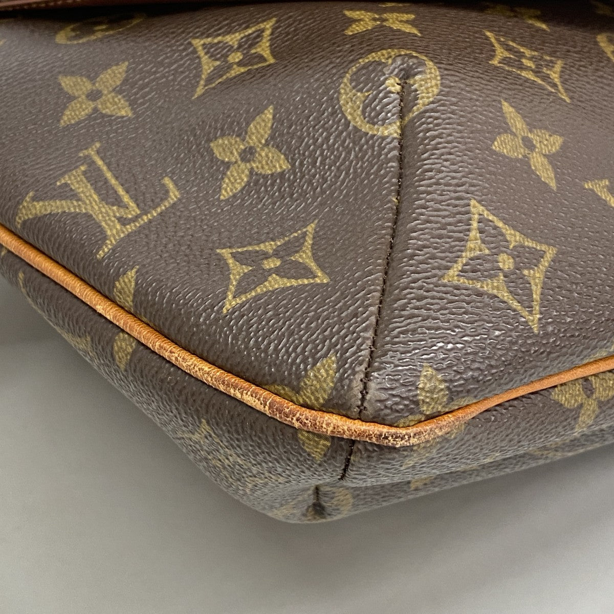 【6gc2505】ルイヴィトン ショルダーバッグ モノグラム ミュゼット M51256 ブラウン【中古】レディース